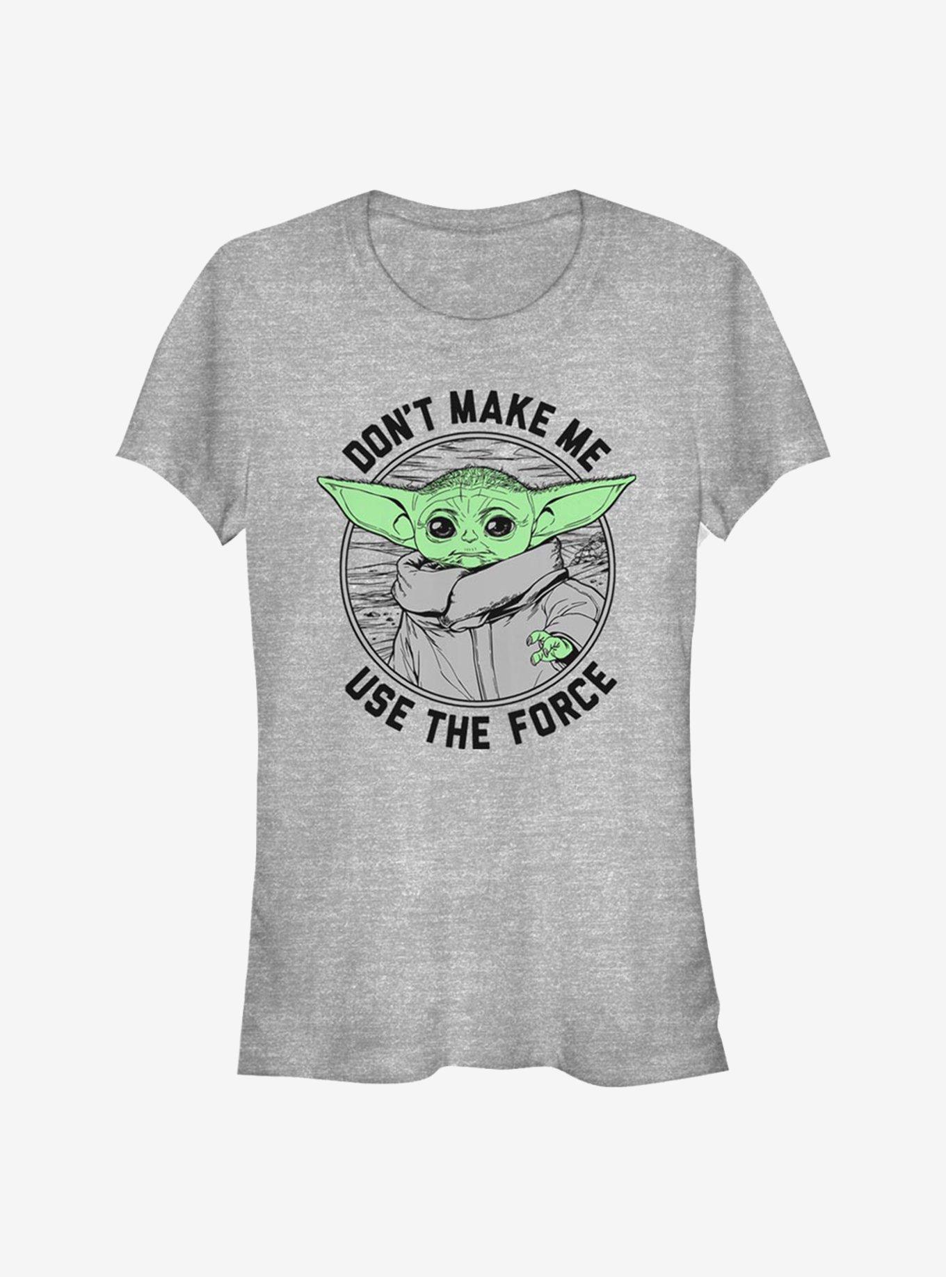 Star Wars The Mandalorian The Child Don't Make Me Girls T-Shirt, ATH HTR, hi-res