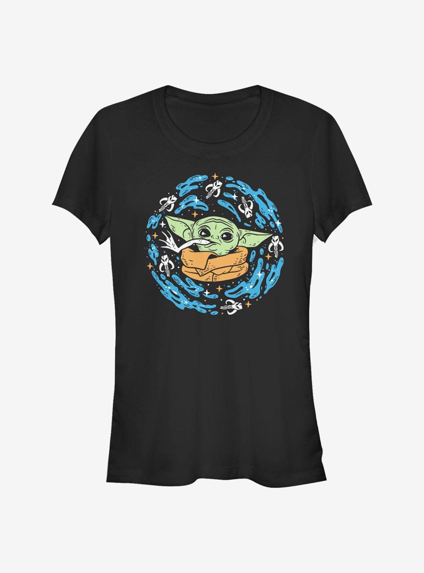 Star Wars The Mandalorian Child Frog Spiral Girls T-Shirt