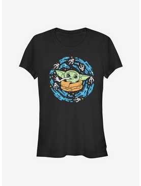 Star Wars The Mandalorian The Child Frog Spiral Girls T-Shirt, , hi-res