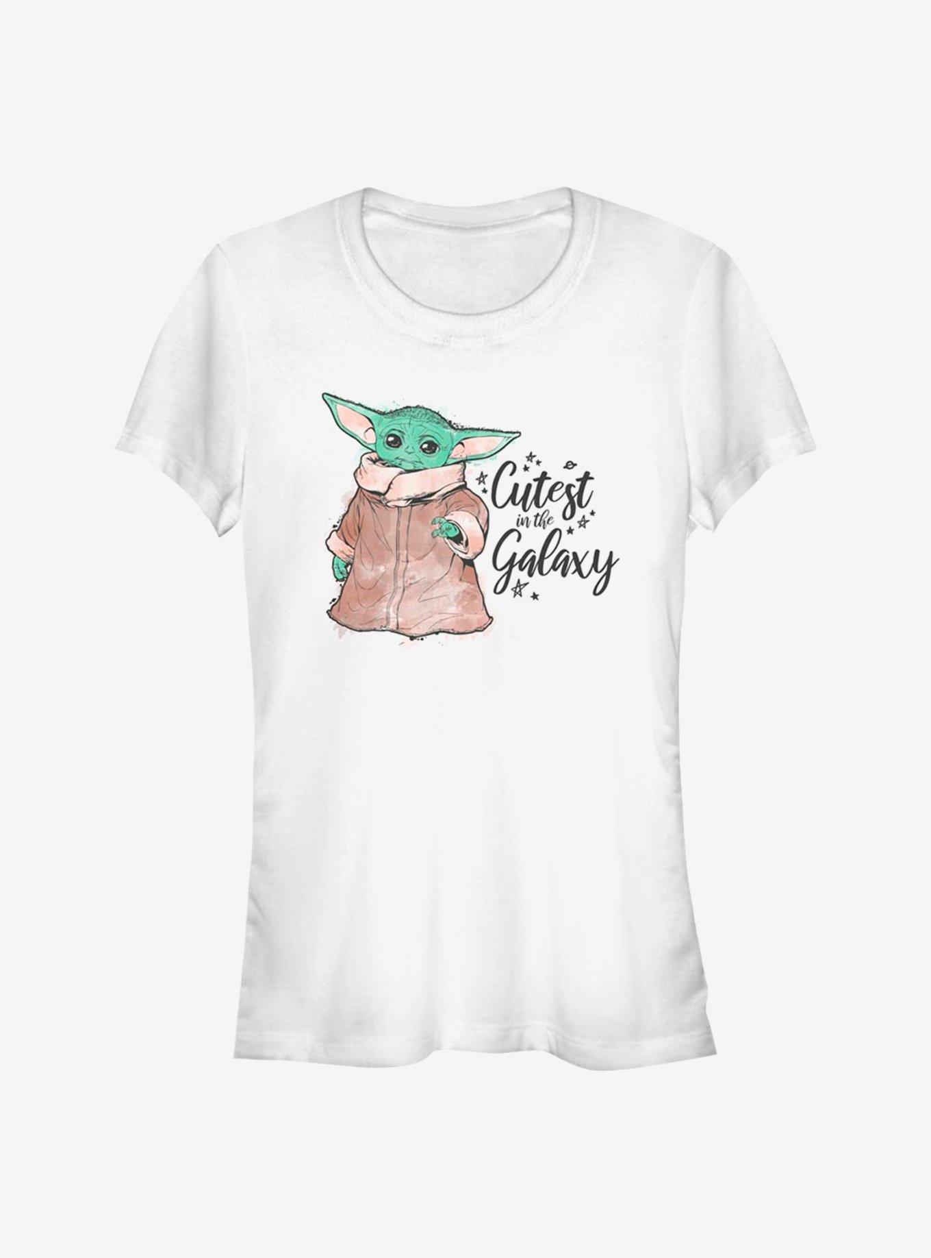 Star Wars The Mandalorian The Child Watercolor Girls T-Shirt, , hi-res