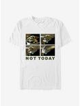Star Wars The Mandalorian The Child Not Today T-Shirt, WHITE, hi-res