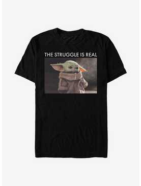 Star Wars The Mandalorian The Child The Struggle Meme T-Shirt, , hi-res
