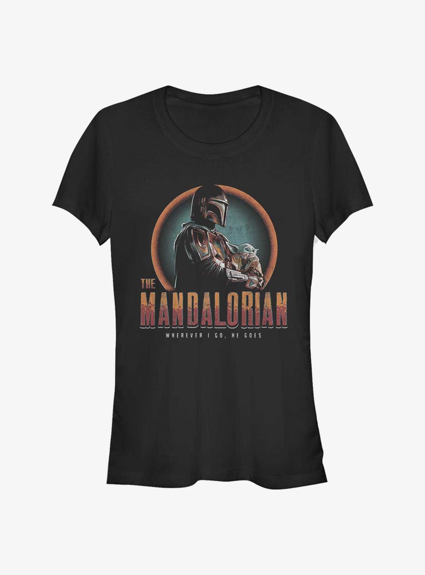 Star Wars The Mandalorian Serious Mando Girls T-Shirt, , hi-res