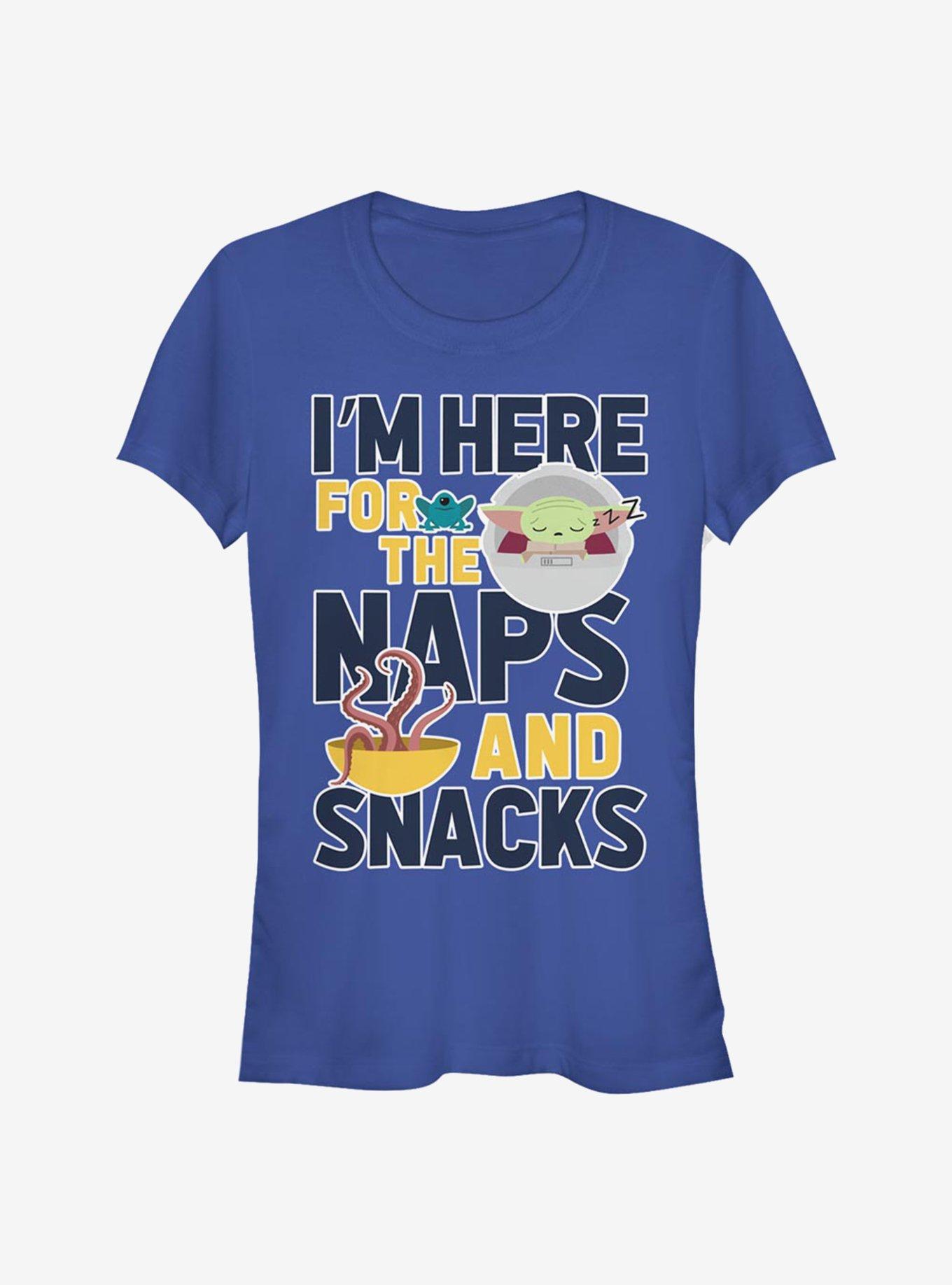 Star Wars The Mandalorian Child Naps And Snacks Girls T-Shirt