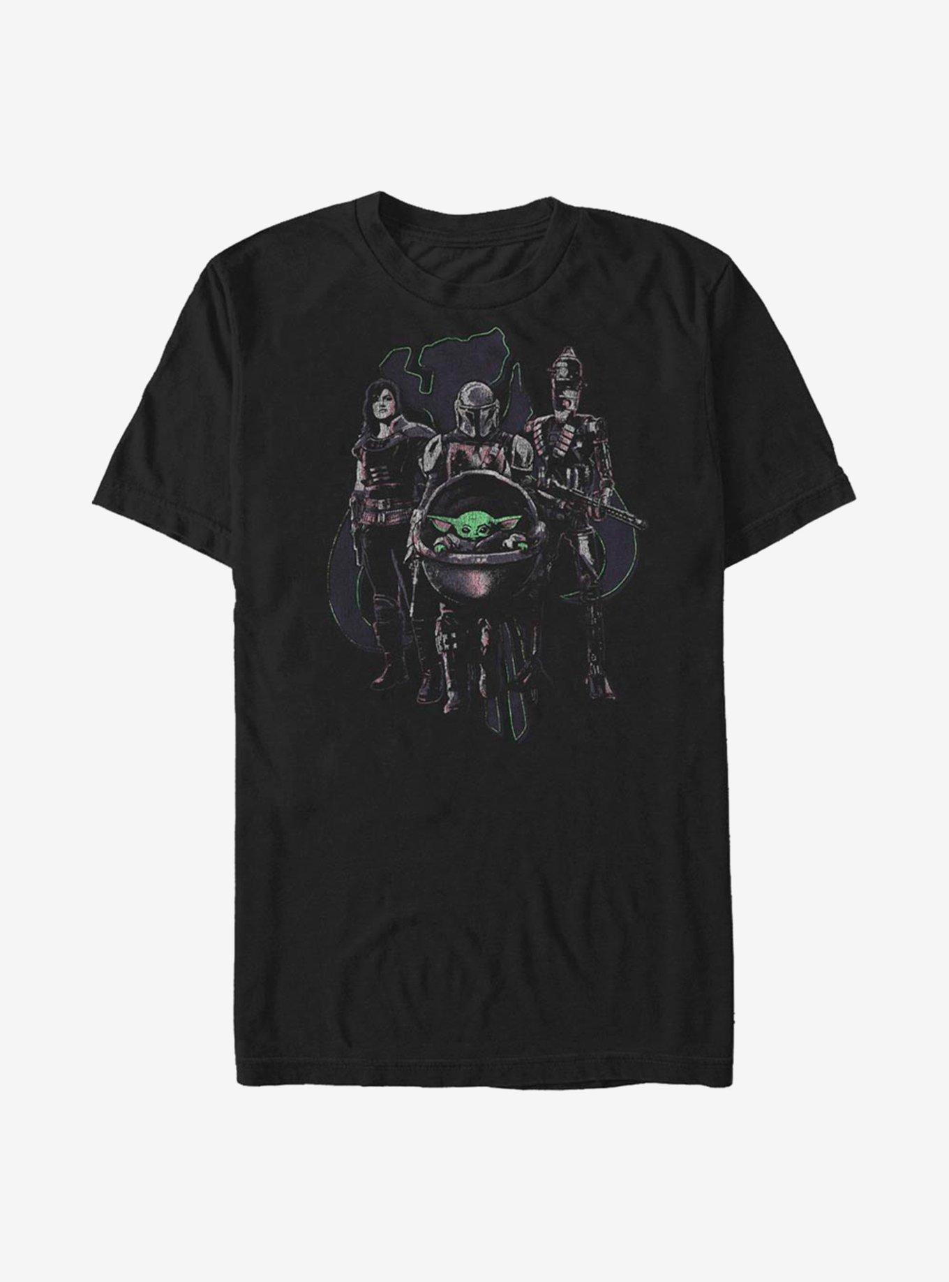 Star Wars The Mandalorian Group Of Friends T-Shirt, , hi-res