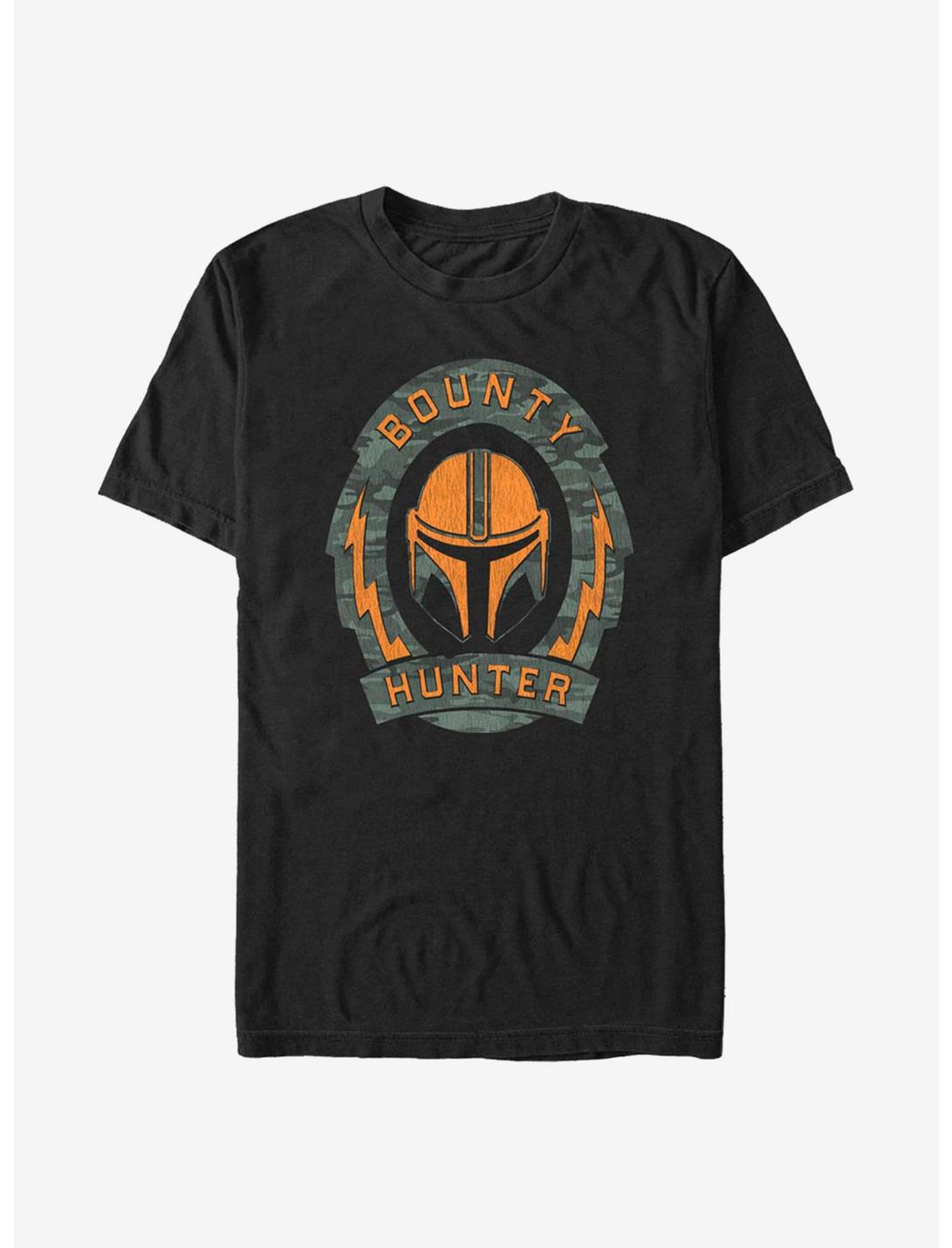 Star Wars The Mandalorian Guild Badge T-Shirt, BLACK, hi-res