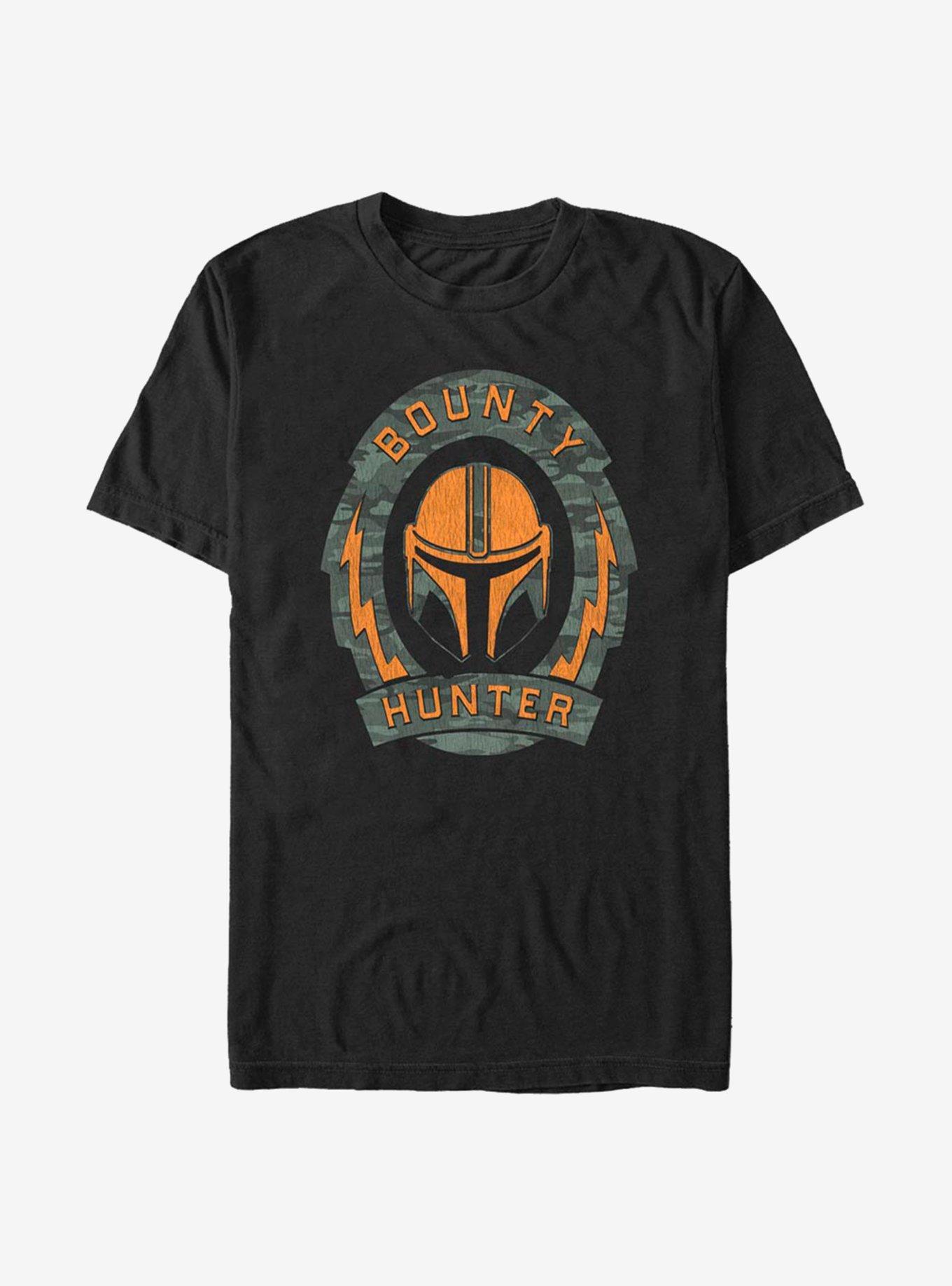 Star Wars The Mandalorian Guild Badge T-Shirt, BLACK, hi-res