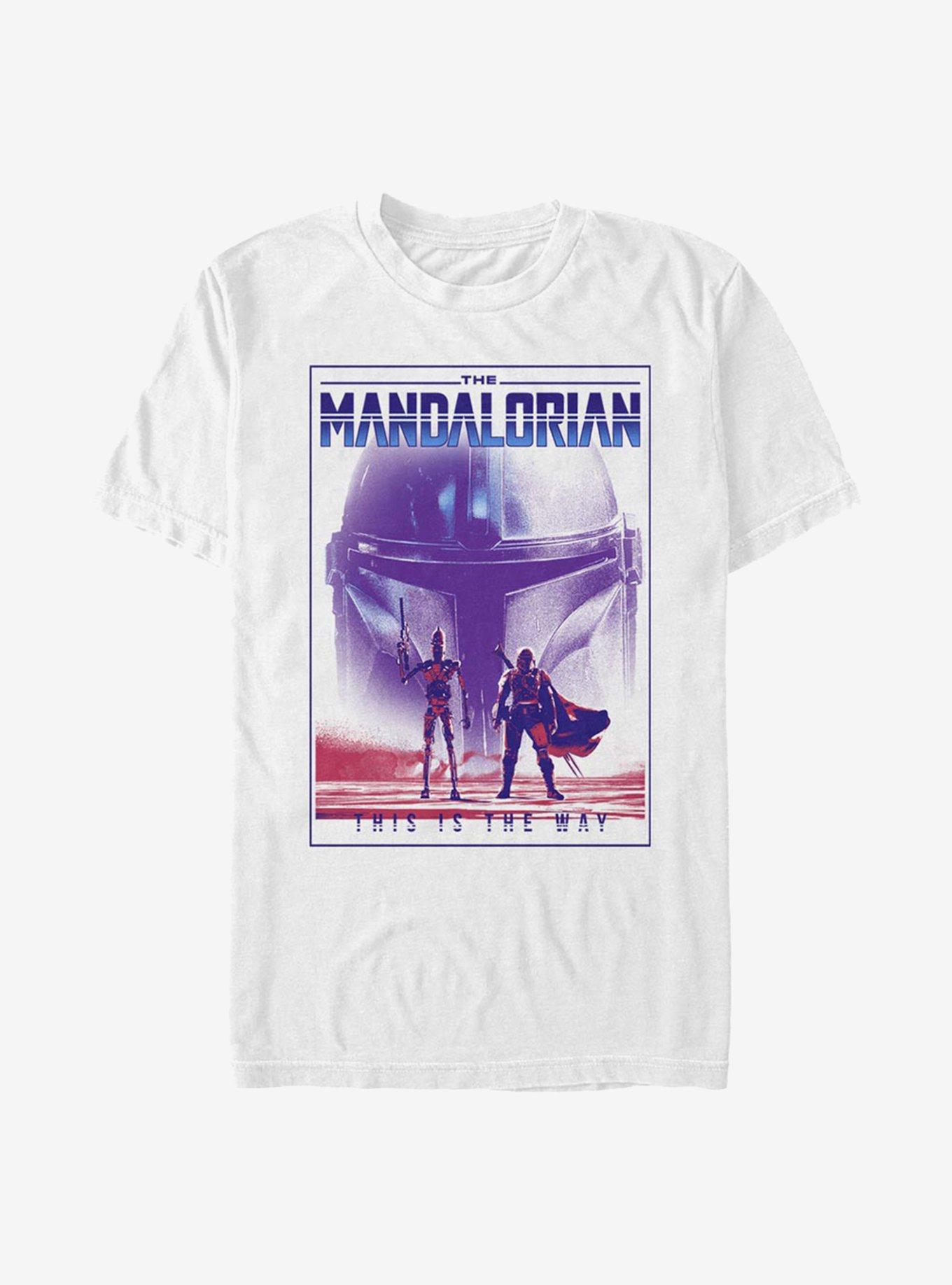 Star Wars The Mandalorian Hype Twins T-Shirt, WHITE, hi-res