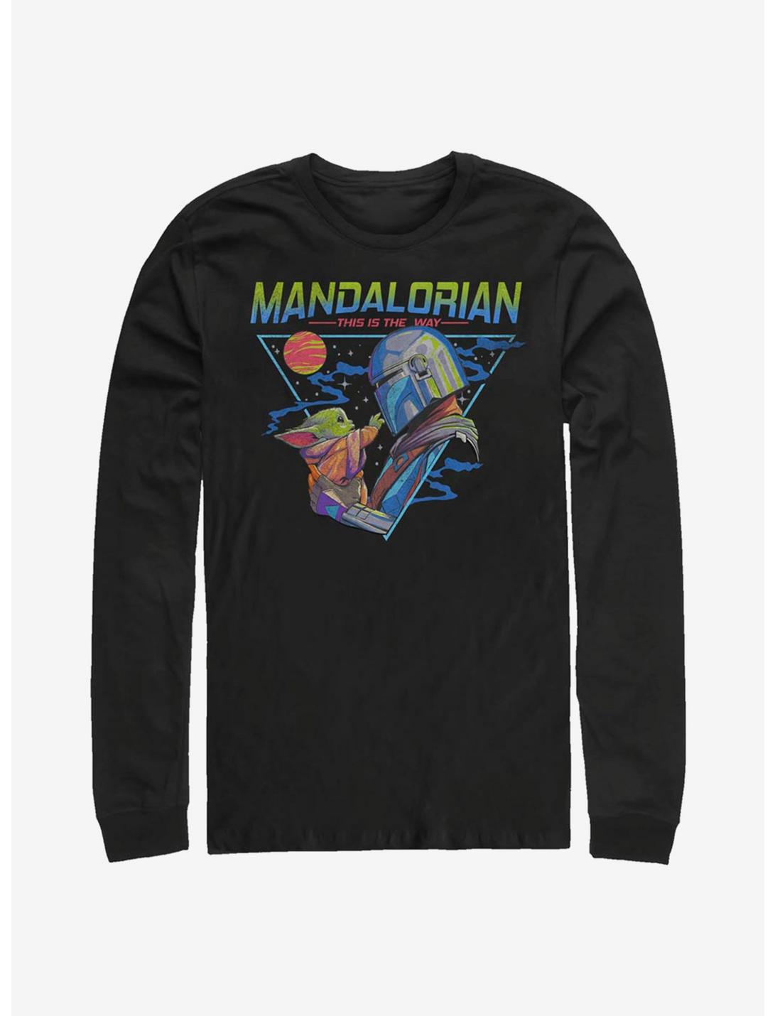 Star Wars The Mandalorian Mando And The Child Triangle T-Shirt, , hi-res