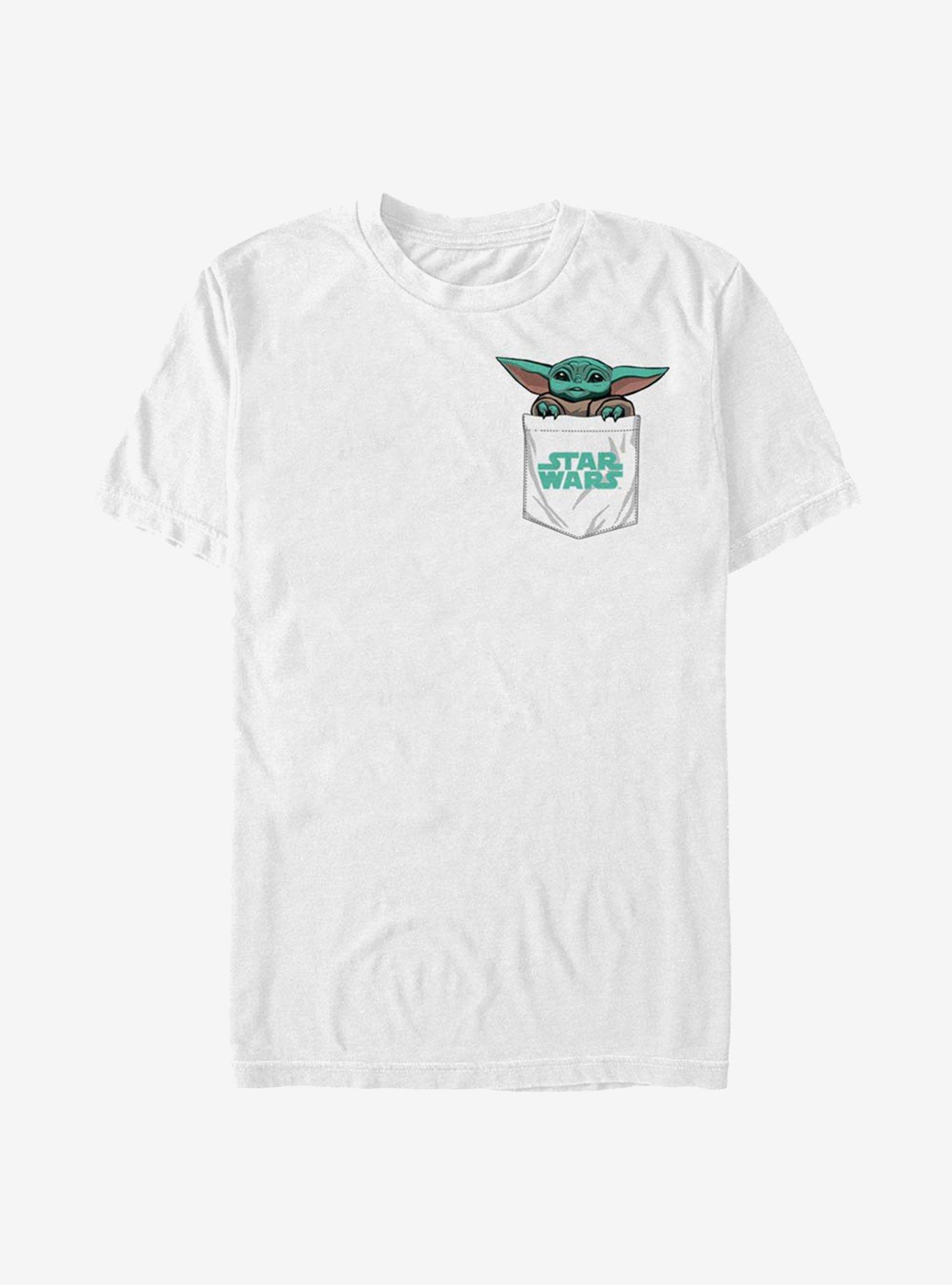 Star Wars The Mandalorian The Child Faux Pocket T-Shirt, , hi-res