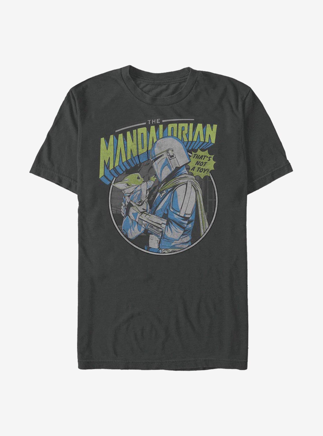 Star Wars The Mandalorian The Child Hold T-Shirt, CHARCOAL, hi-res