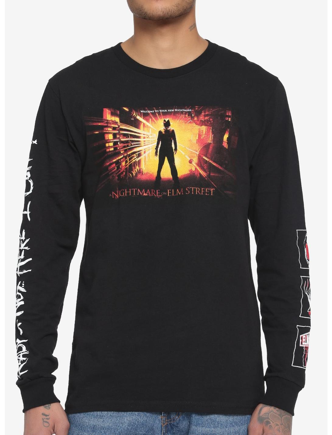 A Nightmare On Elm Street Here I Come Long-Sleeve T-Shirt, BLACK, hi-res
