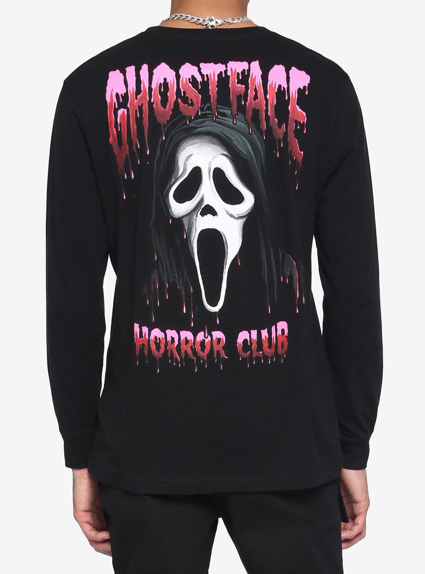 Scream Ghost Face Horror Club Long-Sleeve T-Shirt