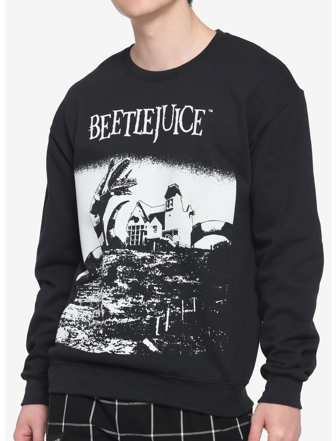Beetlejuice Sandworm Sweatshirt, BLACK, hi-res