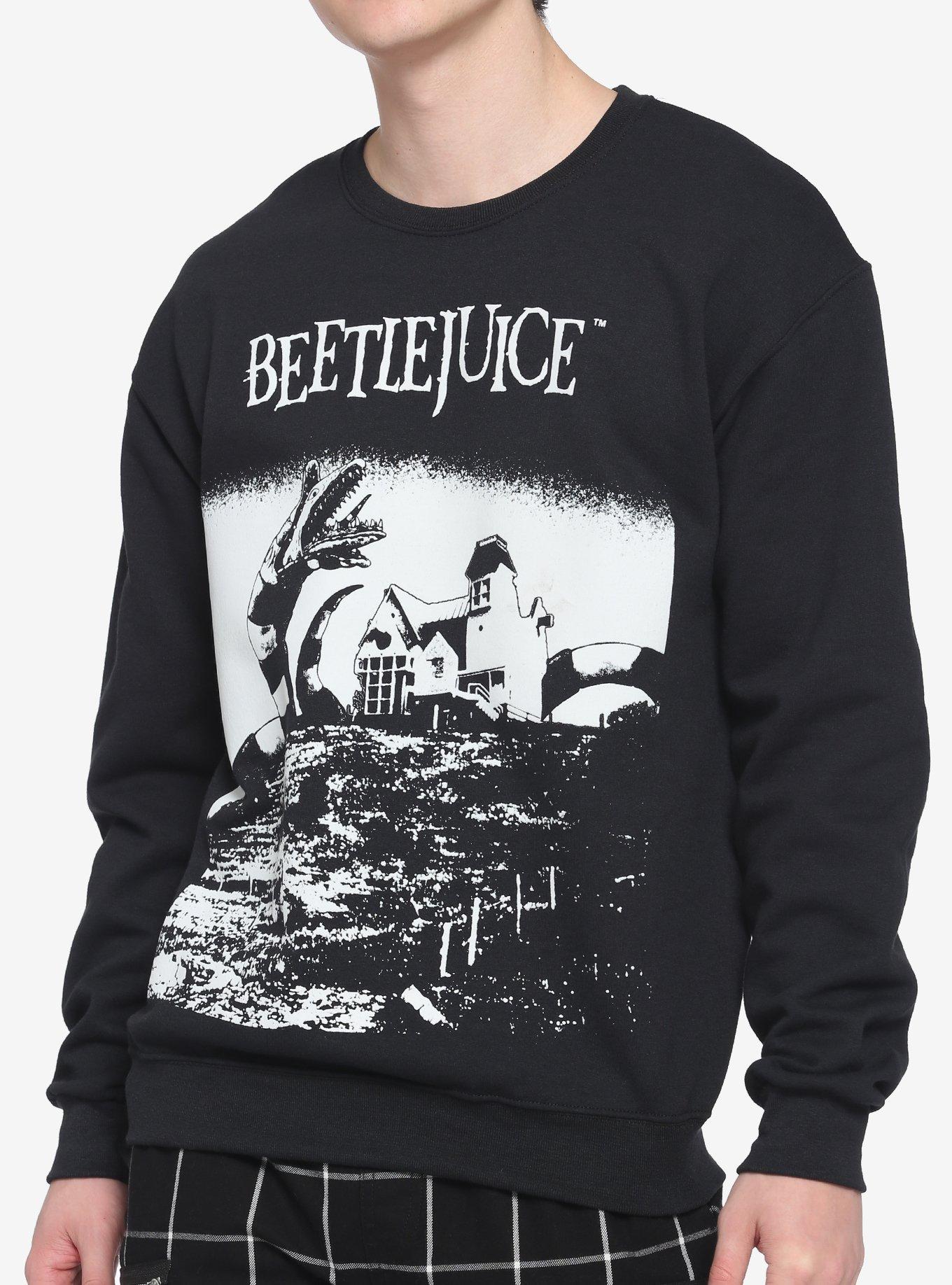 Beetlejuice Sandworm Sweatshirt, BLACK, hi-res