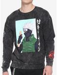 Naruto Shippuden Kakashi Hatake Grey Wash Sweatshirt, GREY, hi-res