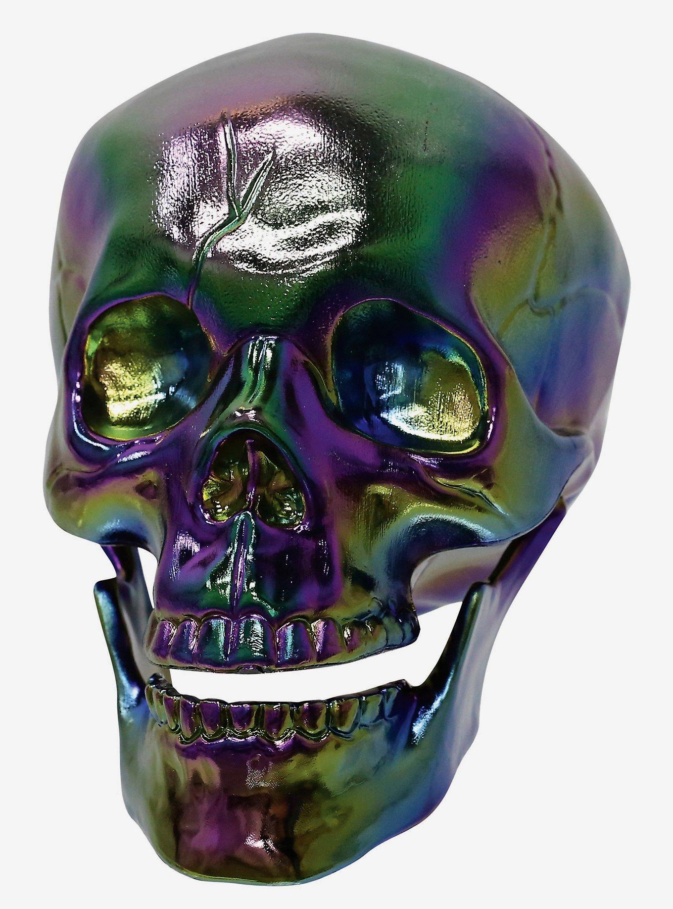 Oil Slick Skull Decoration, , hi-res