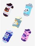 Animal Crossing: New Horizons Character Head Ankle Socks 5 Pair, , hi-res