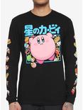 Kirby Food Long-Sleeve T-Shirt, BLACK, hi-res