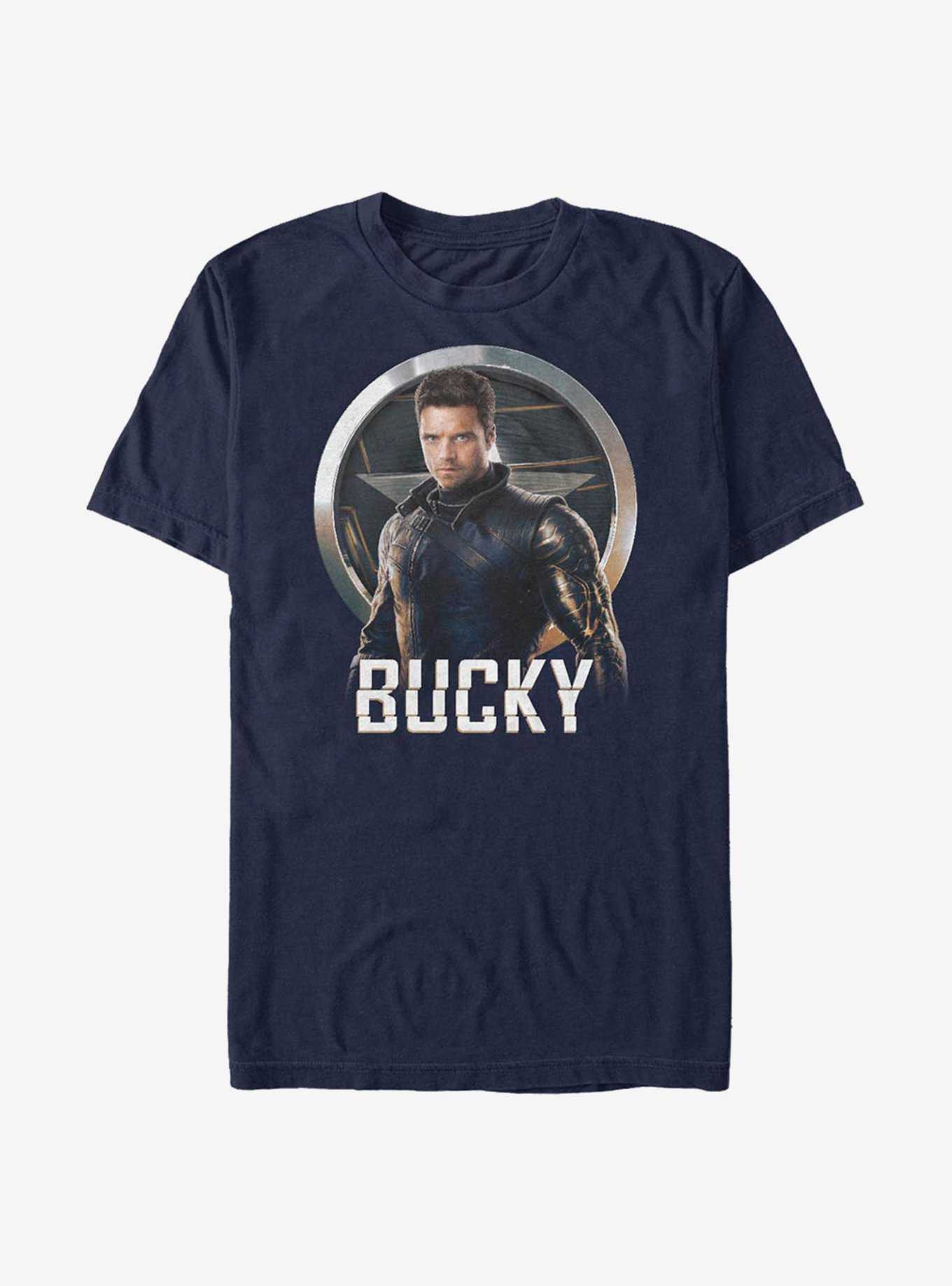 Marvel The Falcon And The Winter Soldier Bucky Emblem T-Shirt, , hi-res