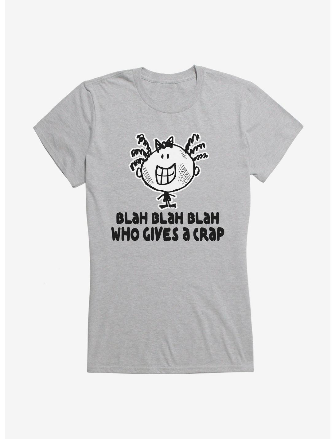 iCreate Blah Blah Blah Who Gives A Crap Girls T-Shirt, , hi-res