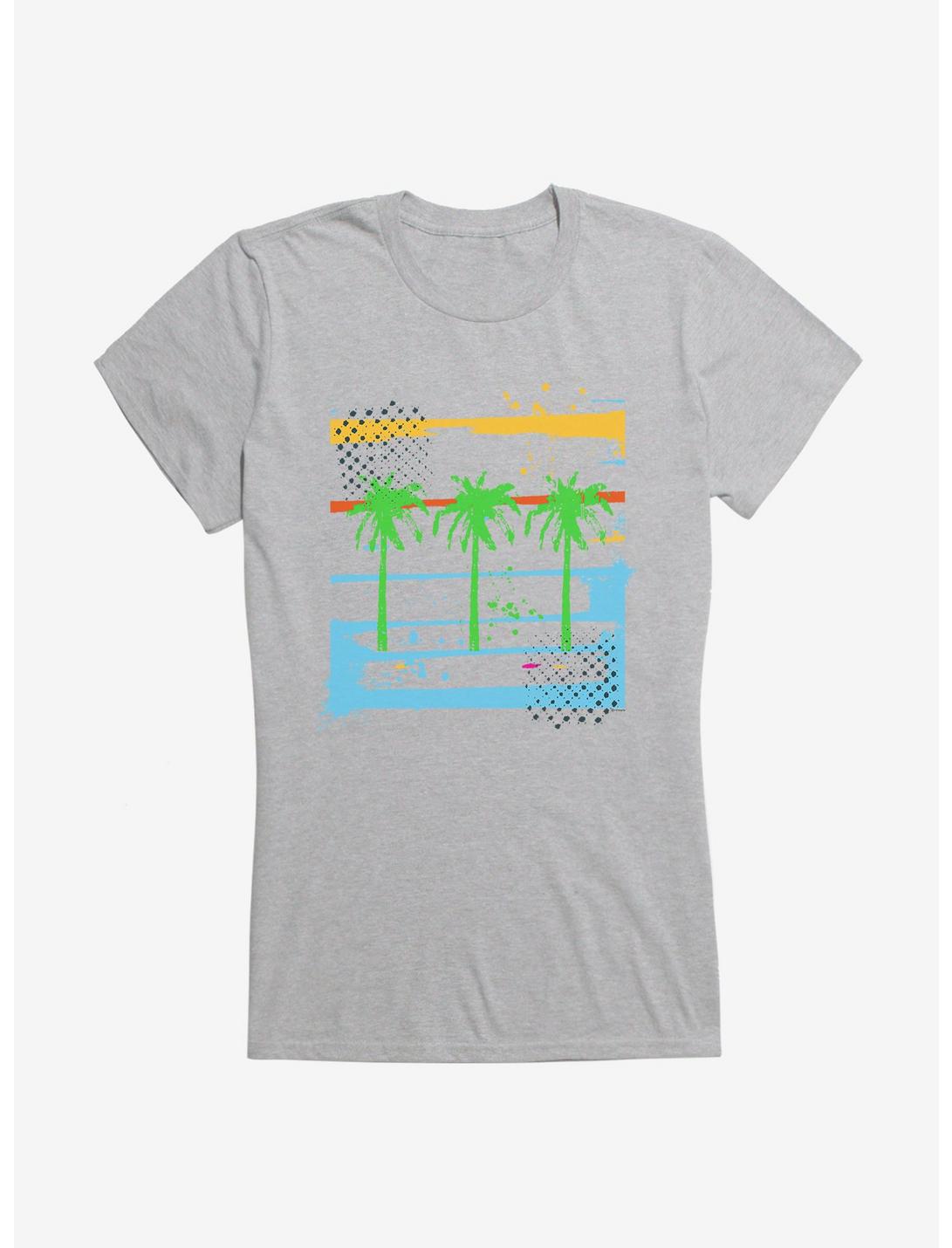 iCreate Palm Trees Screen Print Girls T-Shirt, , hi-res