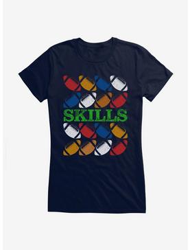 iCreate Colorful Football Skills Girls T-Shirt, , hi-res