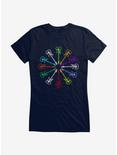 iCreate Colorful Guitar Wheel Girls T-Shirt, , hi-res