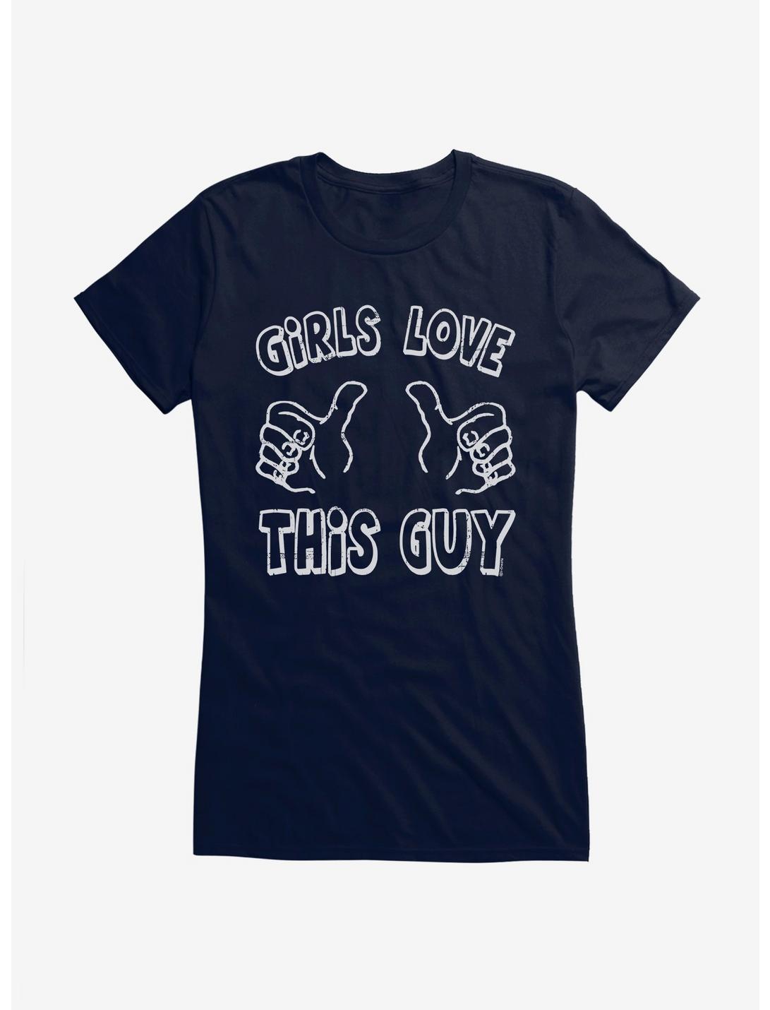 iCreate Girls Love This Guy Girls T-Shirt, , hi-res