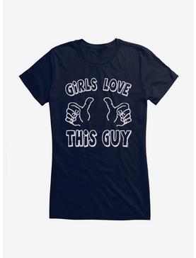 iCreate Girls Love This Guy Girls T-Shirt, , hi-res