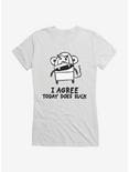 iCreate I Agree Today Does Suck Mad Monkey Girls T-Shirt, , hi-res