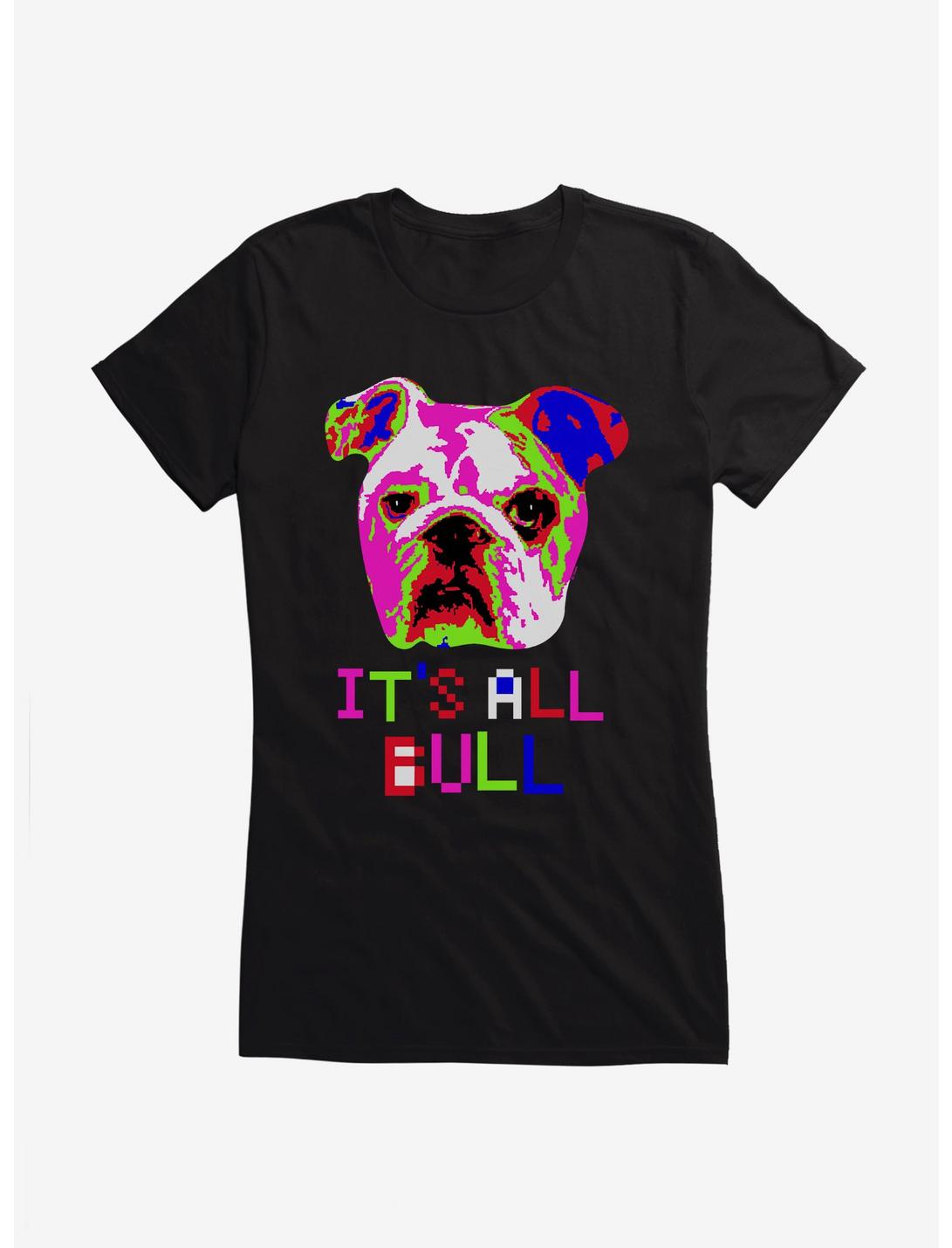 iCreate It's All Bull Bulldog Girls T-Shirt, , hi-res
