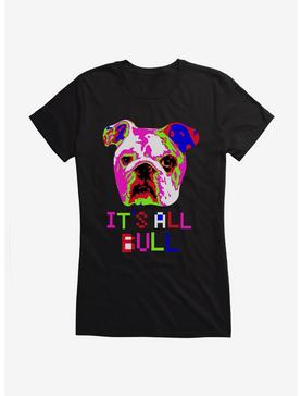 iCreate It's All Bull Bulldog Girls T-Shirt, , hi-res