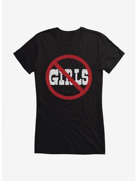 iCreate No Girls Sign Girls T-Shirt, , hi-res