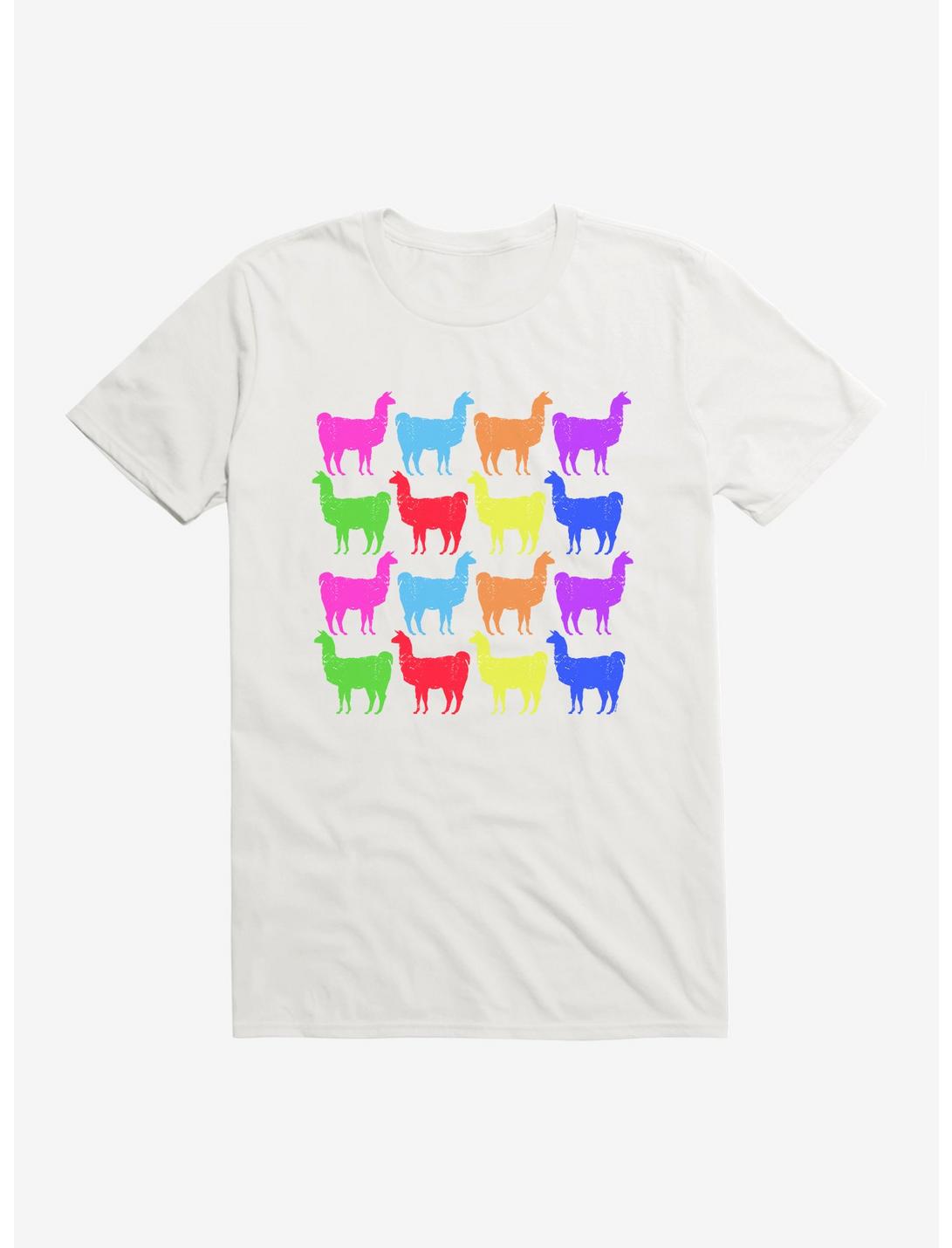 iCreate Colorful Llamas T-Shirt, , hi-res
