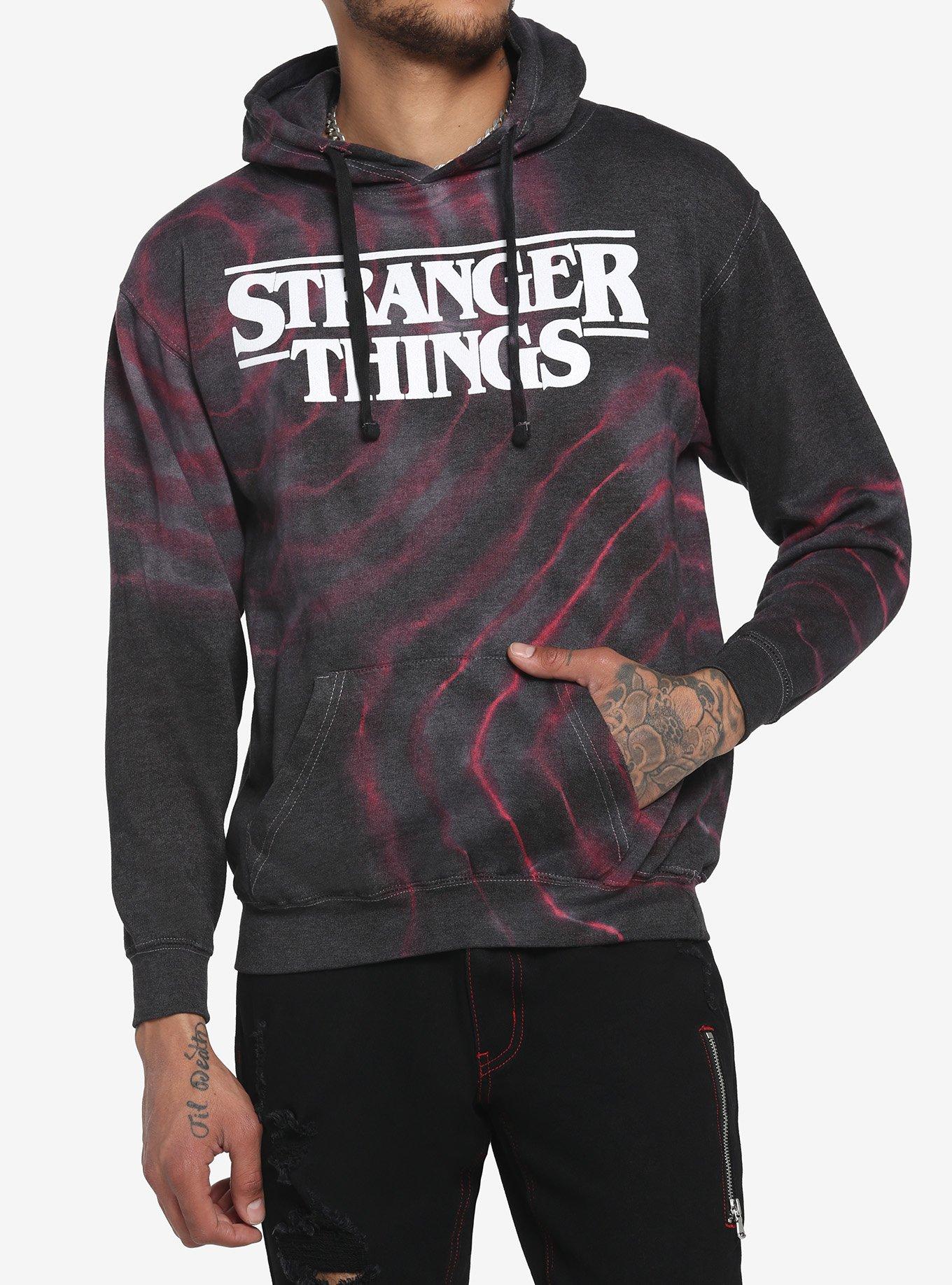 Stranger things hotsell tie dye hoodie