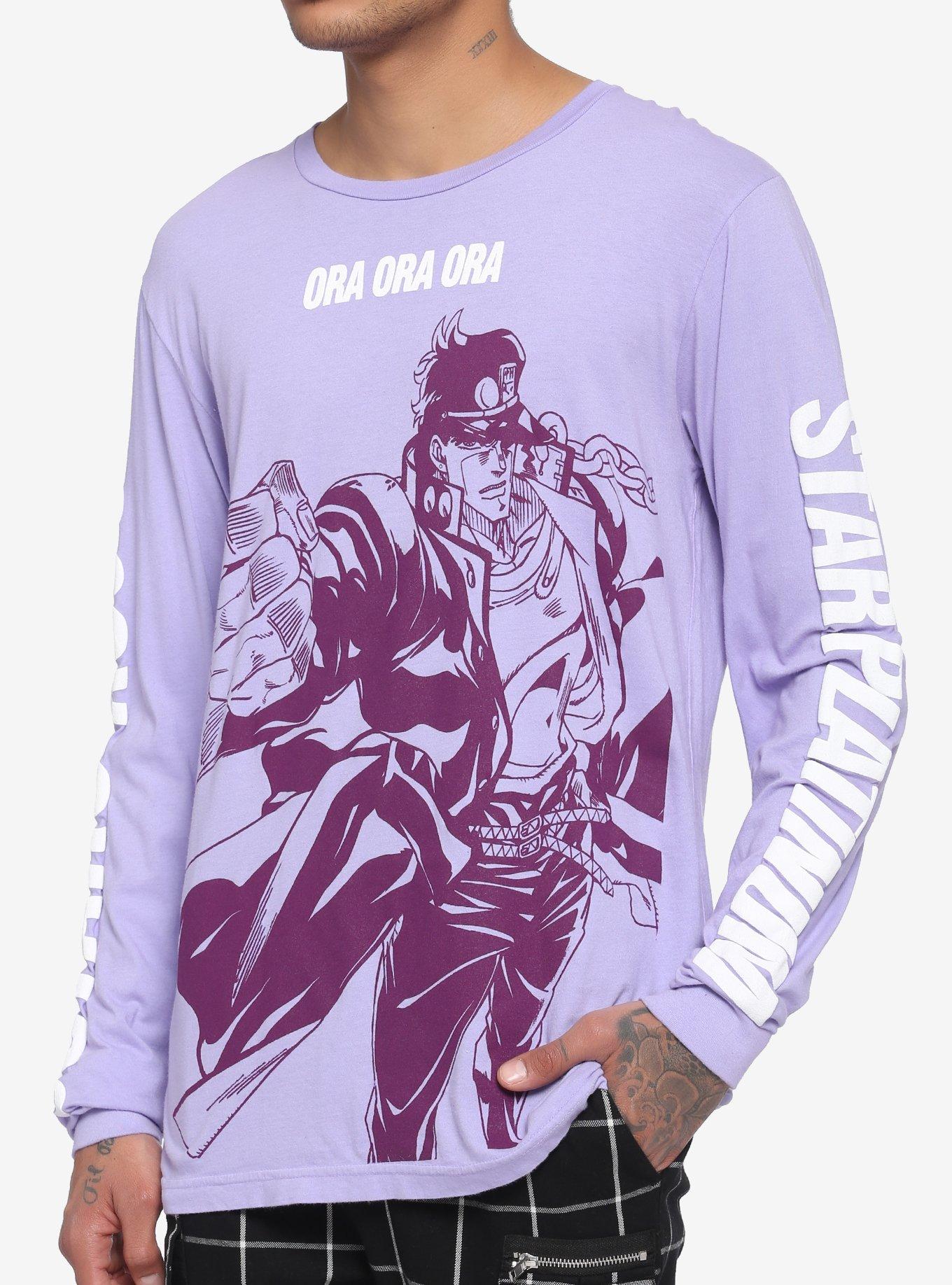 Jojo Jotaro Kujo Star Platinum Wearing Blue Shirt And Coat With