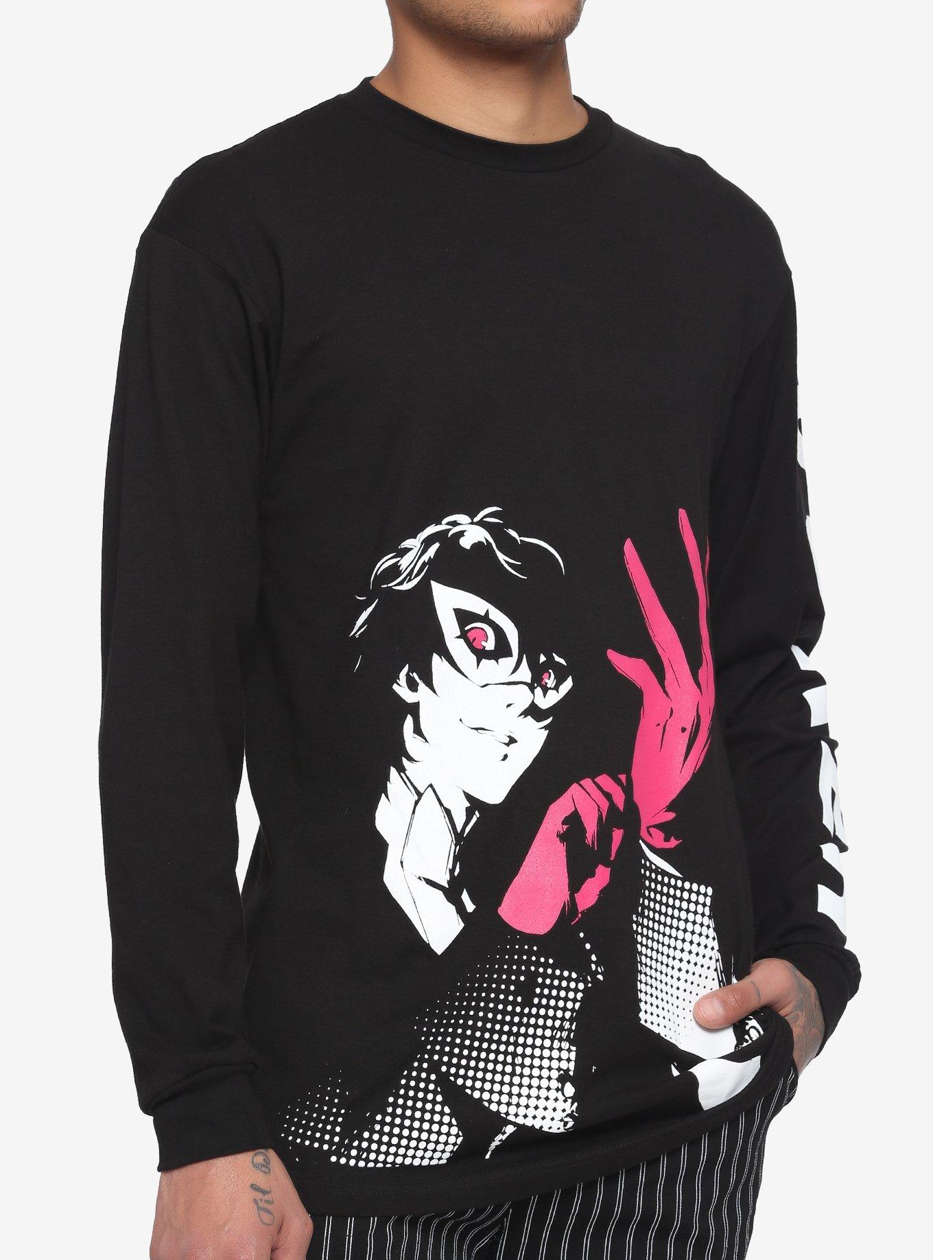 Persona 5 Joker Long-Sleeve T-Shirt, BLACK, hi-res