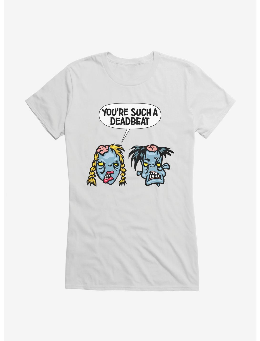 iCreate You?re A Deadbeat Zombie Husband Girls T-Shirt, , hi-res