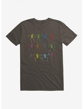 iCreate Colorful Dancing Skeletons T-Shirt, , hi-res
