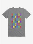 iCreate Colorful Skull Rows T-Shirt, , hi-res