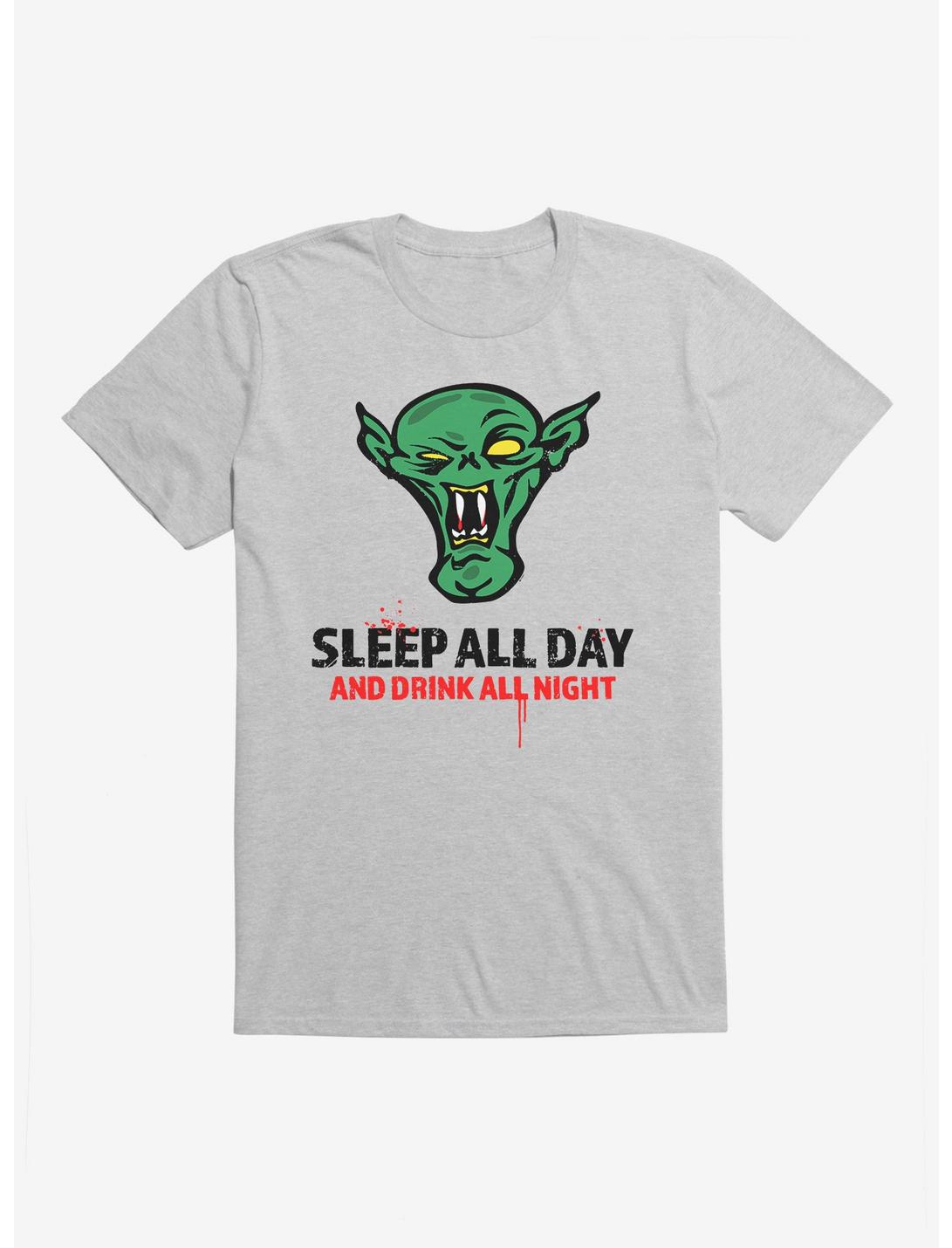 iCreate Sleep All Day Drink All Night T-Shirt, , hi-res