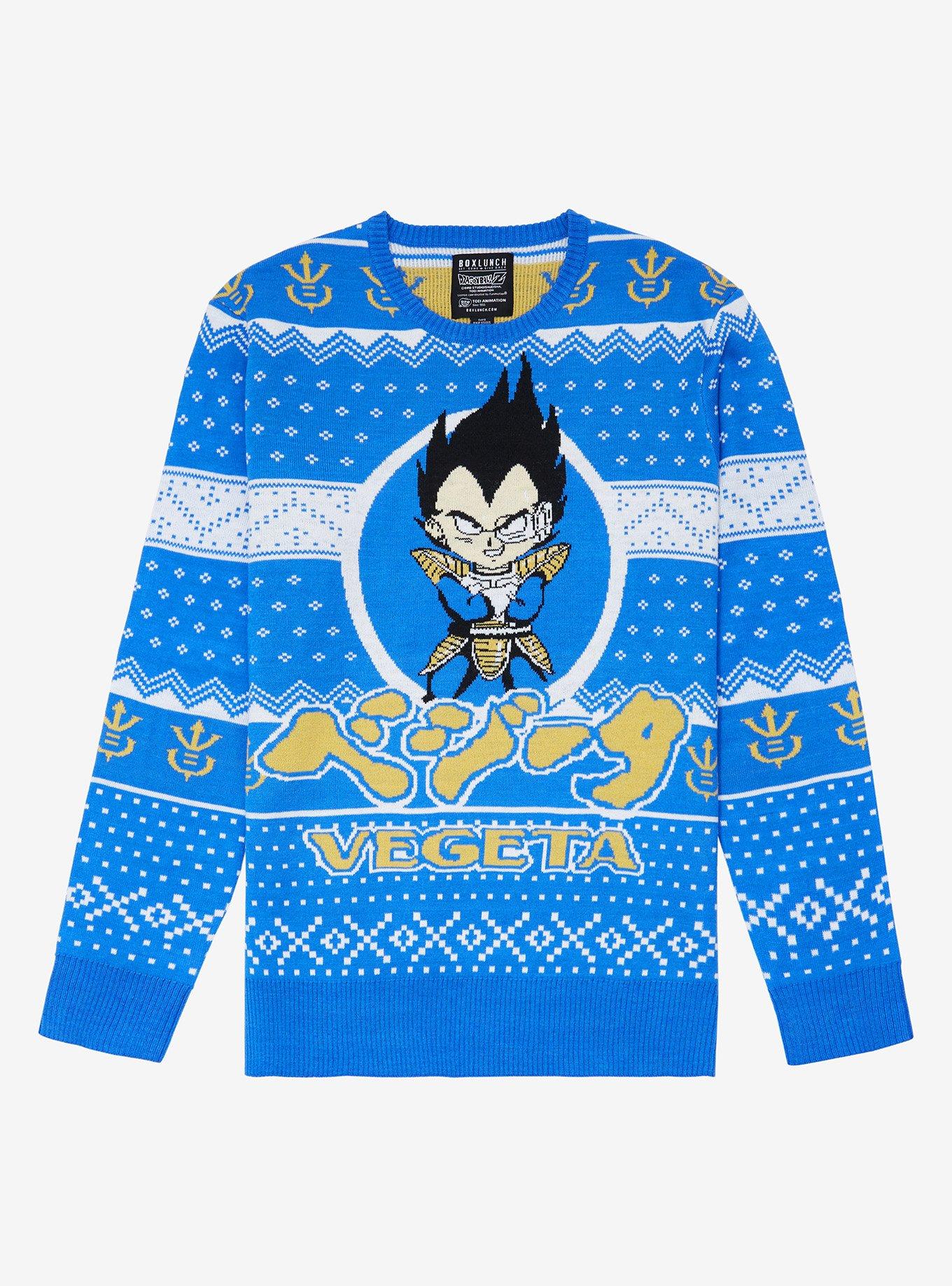 Vegeta ugly christmas on sale sweater