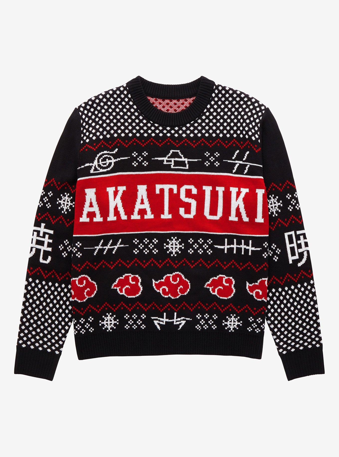 Naruto Shippuden Akatsuki Holiday Sweater BoxLunch Exclusive