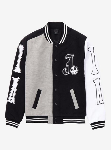 Disney Nightmare Before Christmas Jack Skellington Varsity Jacket ...