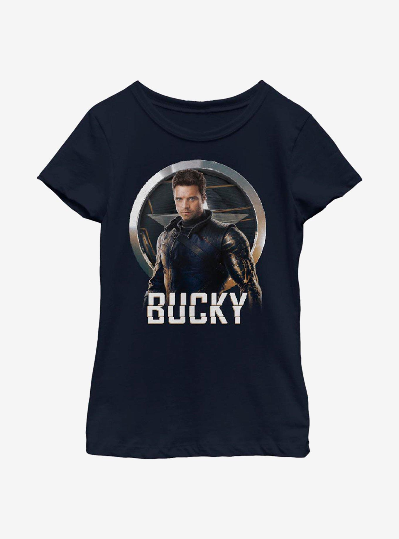 Marvel The Falcon And The Winter Soldier Bucky Youth Girls T-Shirt, , hi-res