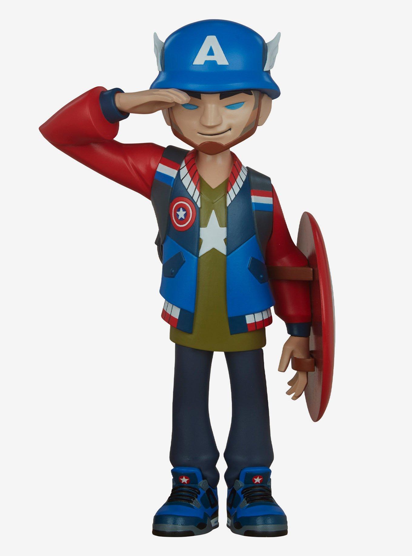 Marvel Captain America Designer Collectible Figure By Kano, , hi-res