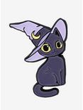 Witch Cat Enamel Pin, , hi-res
