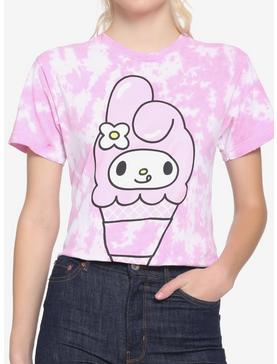 My Melody Ice Cream Tie-Dye Boyfriend Fit Girls T-Shirt, MULTI, hi-res