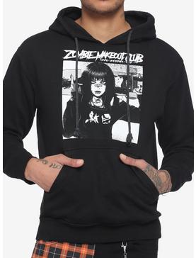 Zombie Makeout Club Skater Girl Hoodie, , hi-res